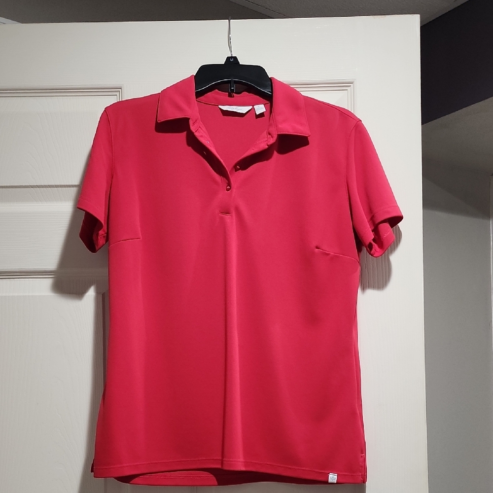 Lady Hagen Vibrant Red Polo Shirt